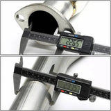 1992-1995 Honda Civic 1.5L 4.5 Inches Burnt Muffler Tip Racing Catback Exhaust System Flashark