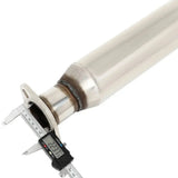 1992-1995 Honda Civic 1.5L 4 Inches Rolled Muffler Tip Racing Catback Exhaust System（3-Door Only） Flashark