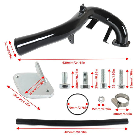 For 2006-2007.4 6.6L Chevy Silverado Classic GMC Duramax LBZ Diesel EGR Delete Kit (Upgraded) Flashark