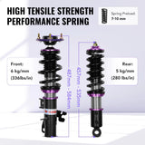 For 2007-2015 MINI Cooper FWD (R56/R57/R58/R59) 32-Way Damping Coilover Shock Absorbers Struts | Flashark