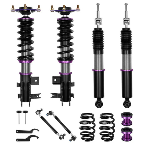 For 2016-2022 Acura ILX (DE2) 32-Way Damping Coilover Shock Absorbers Struts | Flashark Flashark