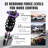 For 2018-2022 Honda Accord 32-Way Damping Coilover Shock Absorbers Struts | Flashark Flashark