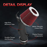 For 2007-2012 Nissan Altima V6 Aluminum Air Intake Kit Flashark