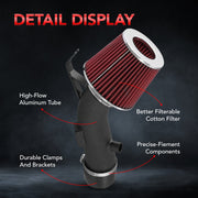 For 2007-2012 Nissan Altima V6 Aluminum Air Intake Kit Flashark