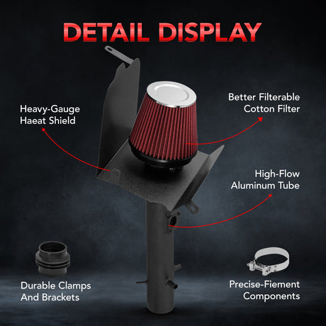 For Cold Air Intake Kit for 2005-2011 Toyota Tacoma 4.0L V6 Flashark