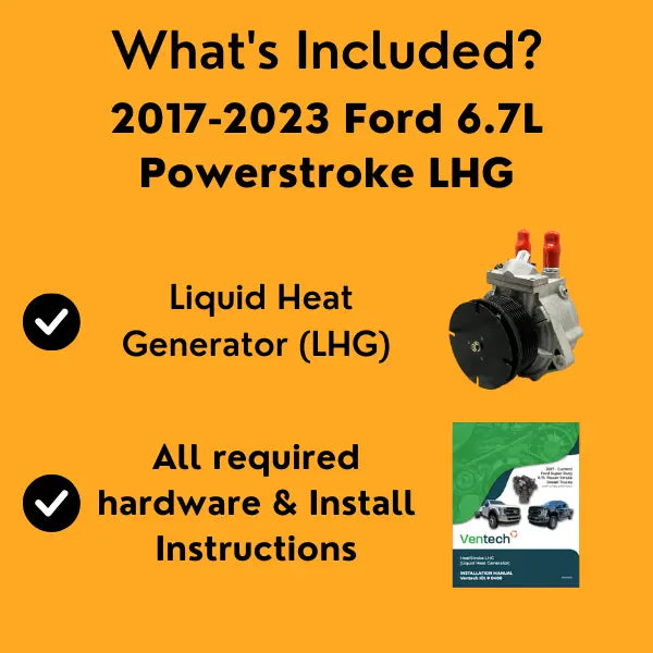 Ford 6.7L Powestroke Liquid Heat Generator | 2017-2023 thedieseldudes