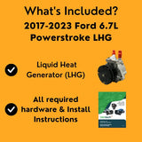 Ford 6.7L Powestroke Liquid Heat Generator | 2017-2023 thedieseldudes