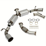 For 1991-1995 Toyota MR2 Turbo SW20 Catback Exhaust System w/4.5 Inches Dual Burnt Muffler Tip 2.0L Flashark