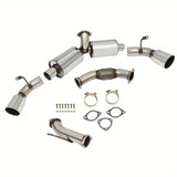 For 1991-1995 Toyota MR2 Turbo SW20 Catback Exhaust System w/4.5 Inches Dual Burnt Muffler Tip 2.0L Flashark