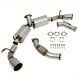 For 1991-1995 Toyota MR2 Turbo SW20 Catback Exhaust System w/4.5 Inches Dual Burnt Muffler Tip 2.0L Flashark