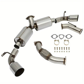 For 1991-1995 Toyota MR2 Turbo SW20 Catback Exhaust System w/4.5 Inches Dual Burnt Muffler Tip 2.0L Flashark