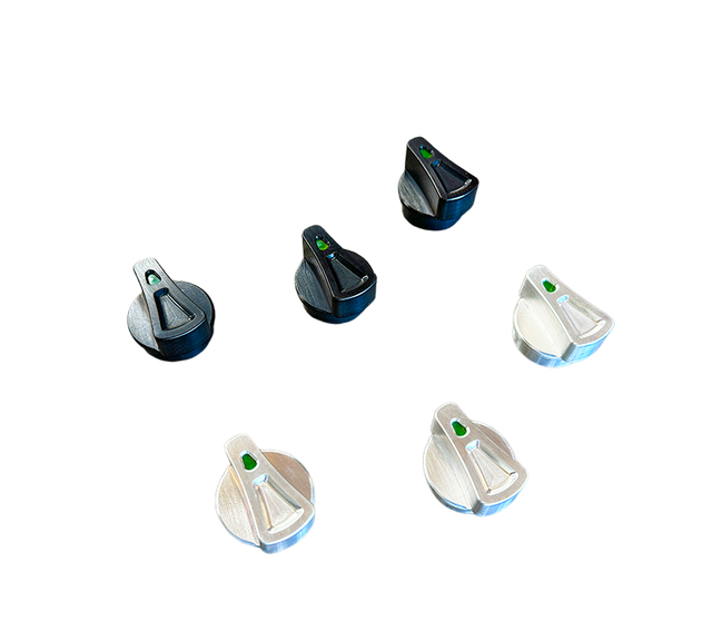 Billet Air Conditioner Control Knob Set Solo Motorsports