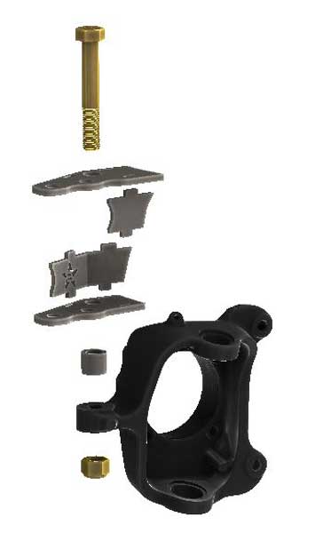 2005-2008 Ford Superduty Dana 60 Weld On Crossover High Steer Arms