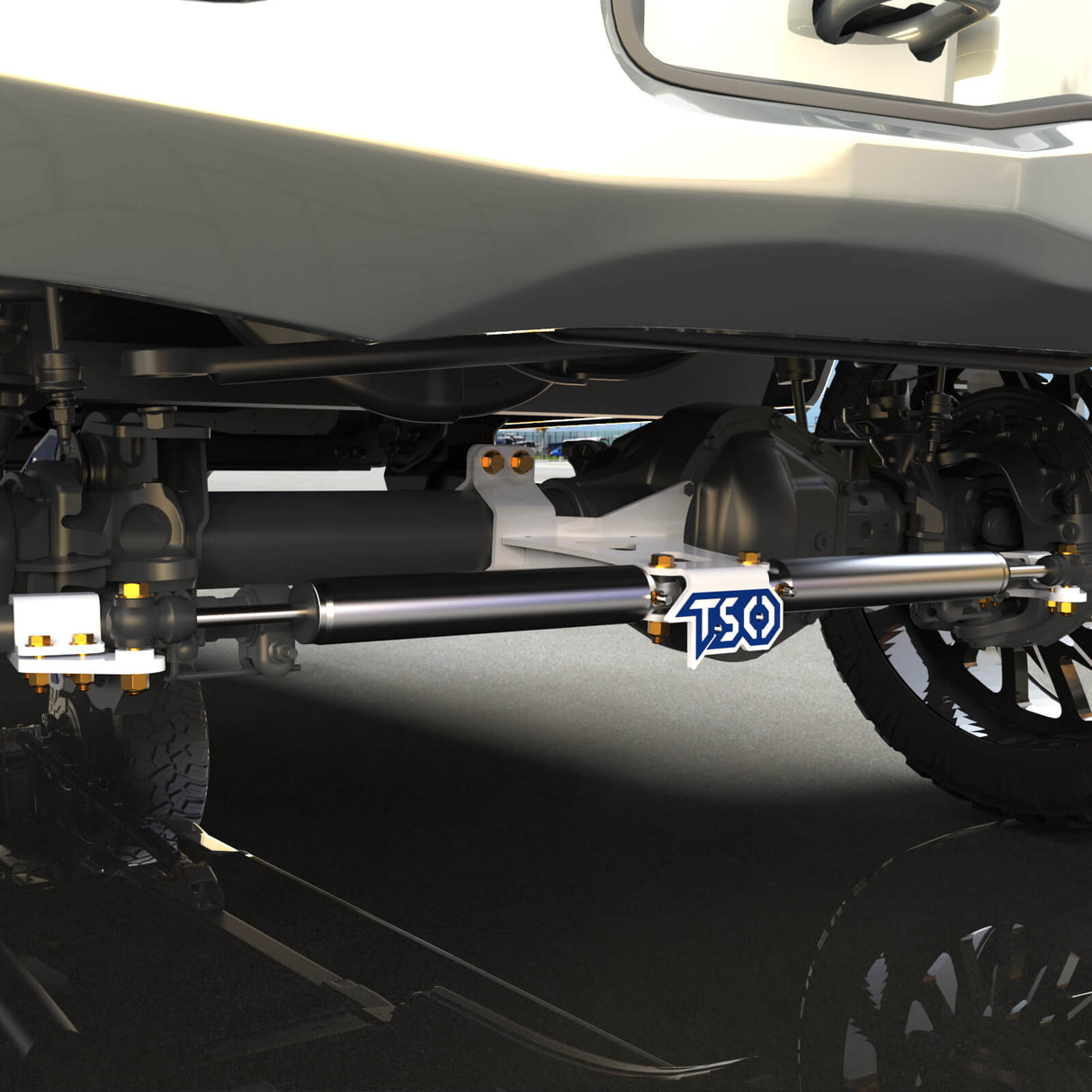 05-22 F250/F350 Dual Steering Stabilizer w/ Fox Shocks