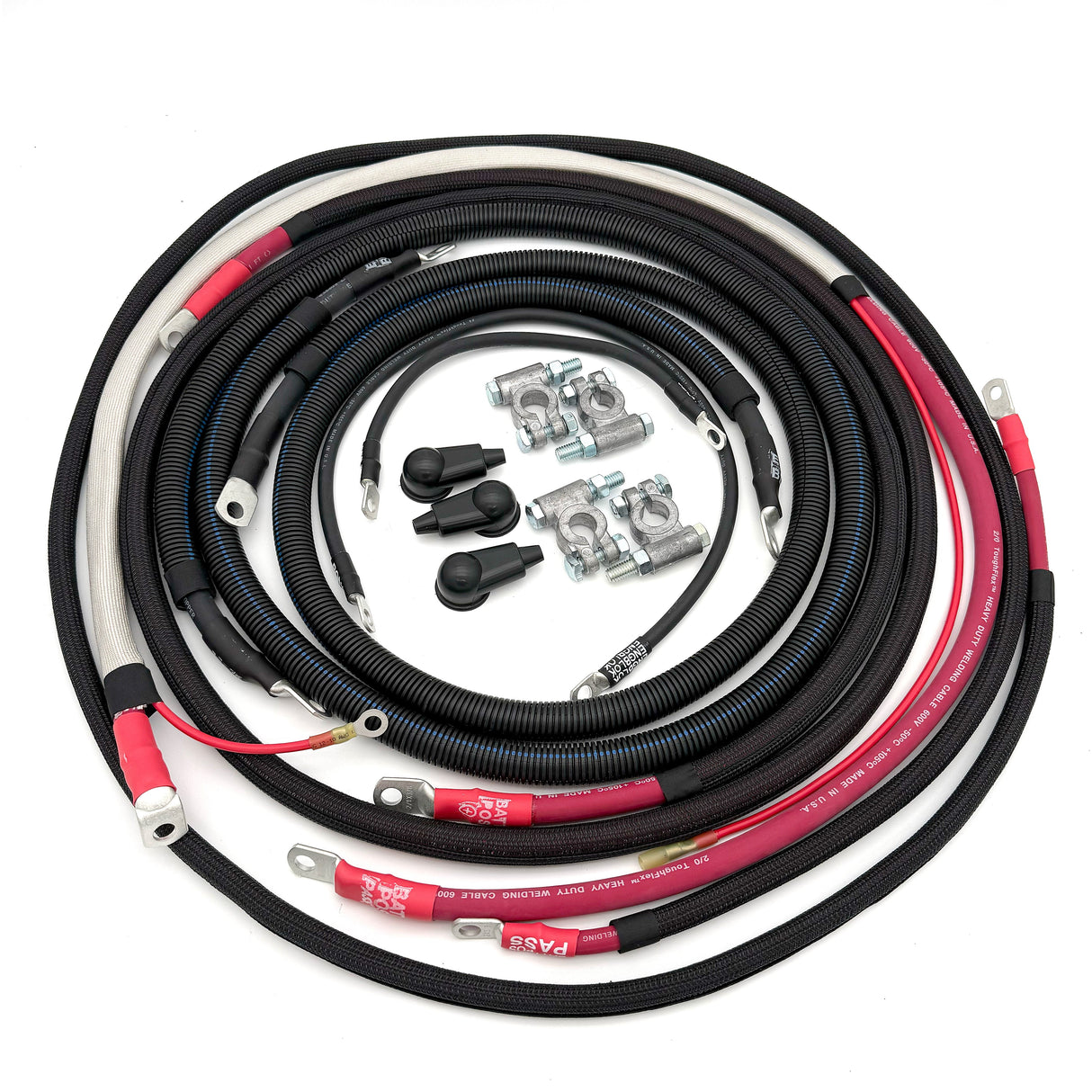 Ford Powerstroke 6.7 Diesel - F250/F350 Battery Cable Kit (2017-2021)
