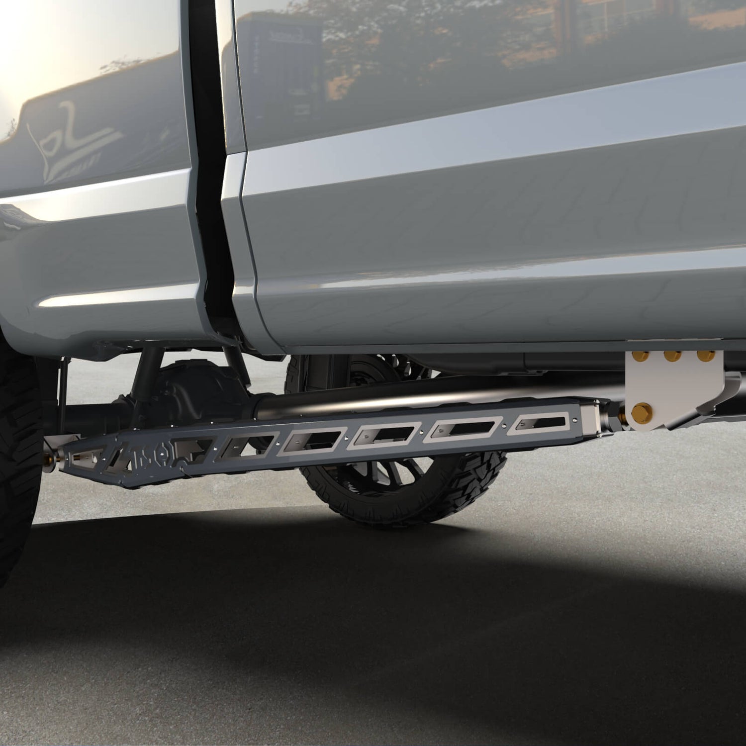 17+ F250/F350 Traction Bars