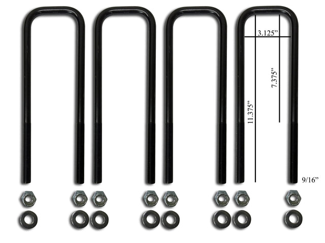 Front U-Bolt Replacement Kit - 1980-1997 Ford F250/F350 Sky's Offroad Design