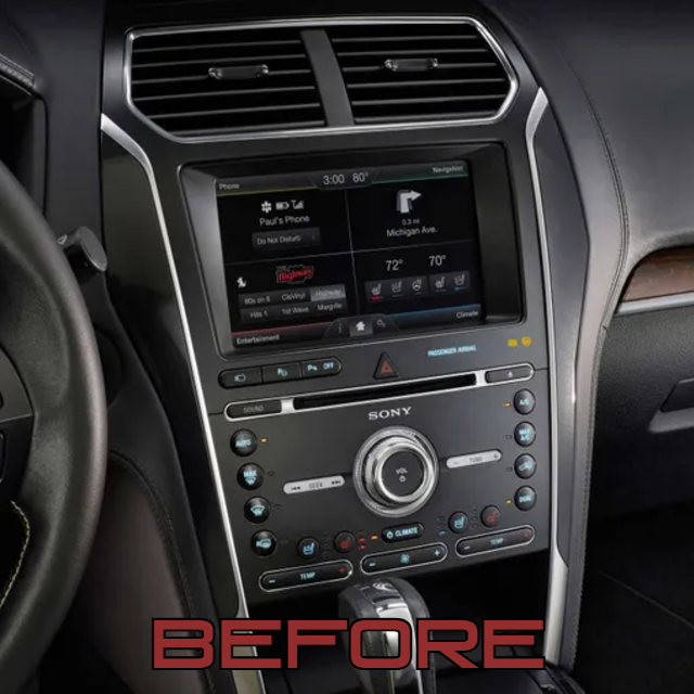 Ford Explorer 2011-2019 Workshop 12 Tesla-Style Screen Workshop 12