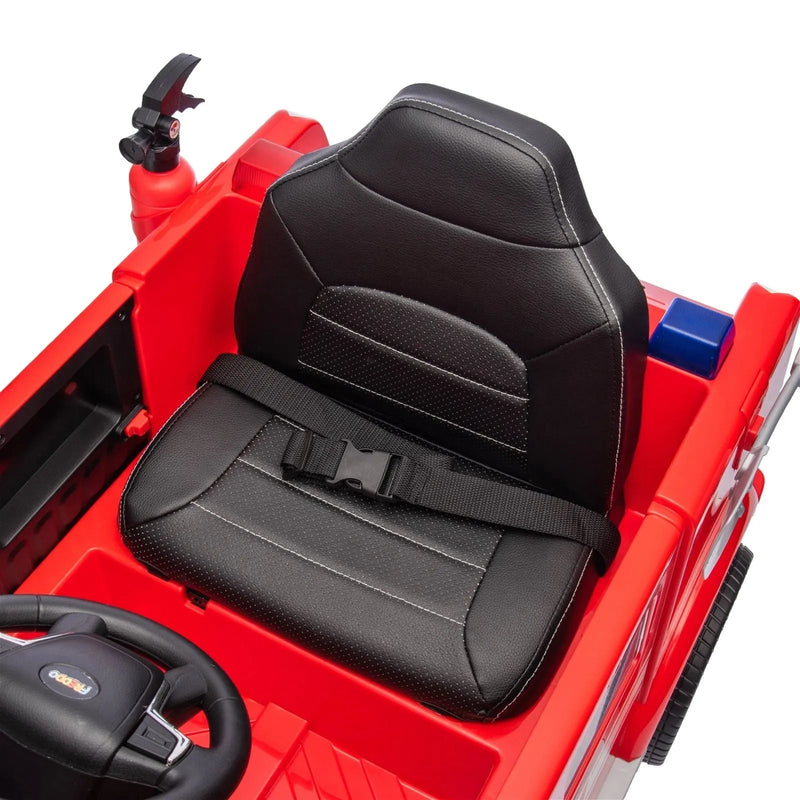 Magic Cars 12V Fire Truck 1 Seater Ride on