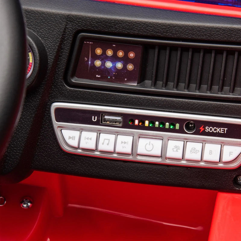 Magic Cars 12V Fire Truck 1 Seater Ride on