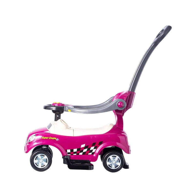 Magic Cars Toys Easy Wheel Quick Coupe 3 in 1, Stroller, Walker and Ride on