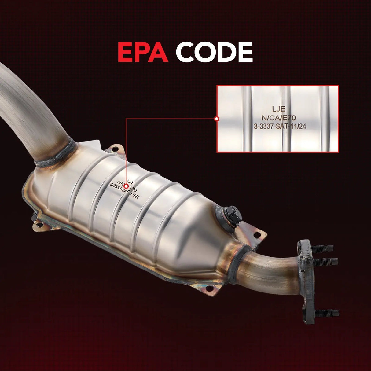 Front Catalytic Converter For 2007-2008 & 2015-2020 Honda Fit L4 1.5L-Direct Fit，E.P.A. Compliant Flashark