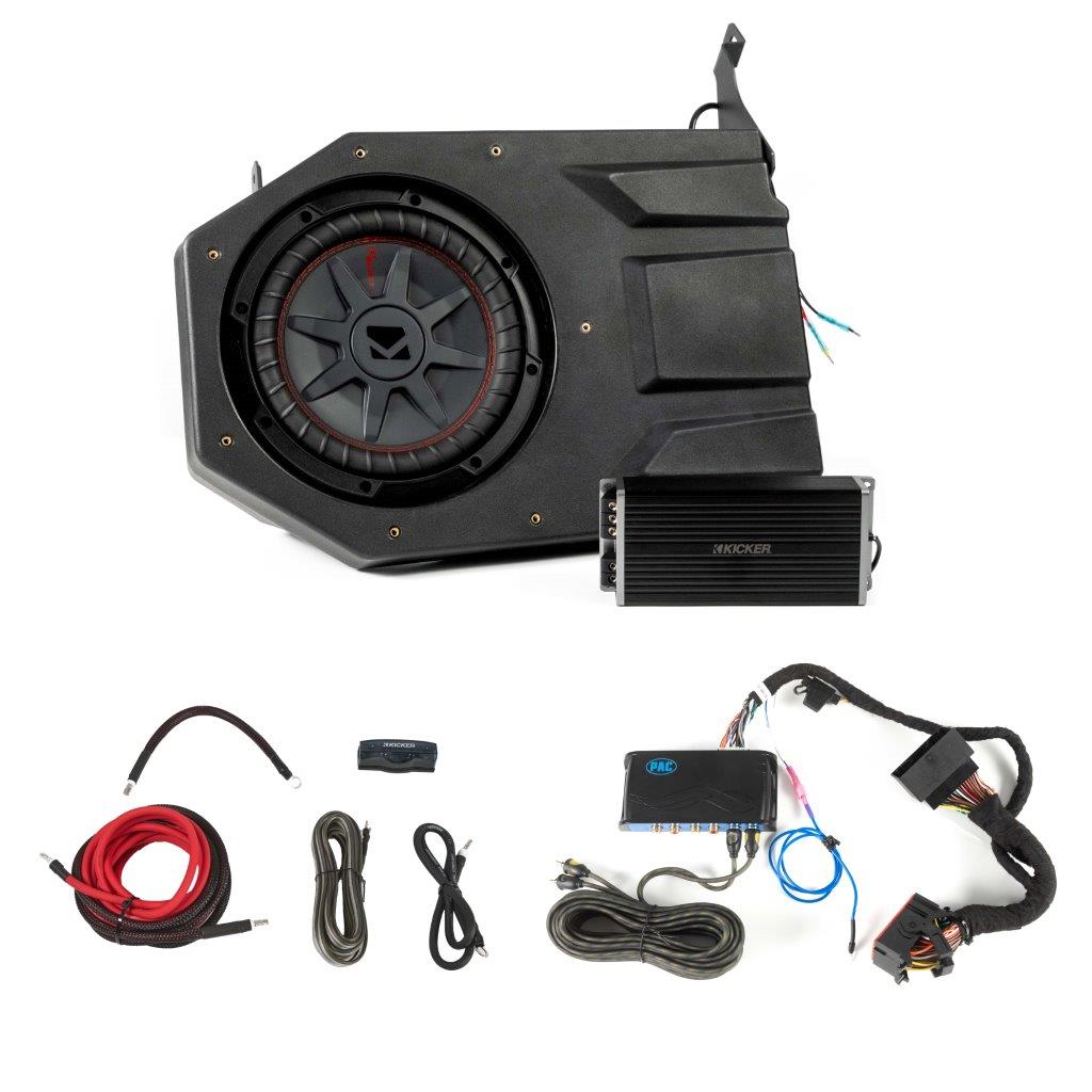 Kicker Plug & Play Sub & Mono Amp Bundle | '18-'23 JL Wrangler