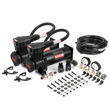 (VIAIR DUAL 485C AIR COMPRESSOR KIT - GEN 2 W/ Relay Kit & Wiring Far From Stock