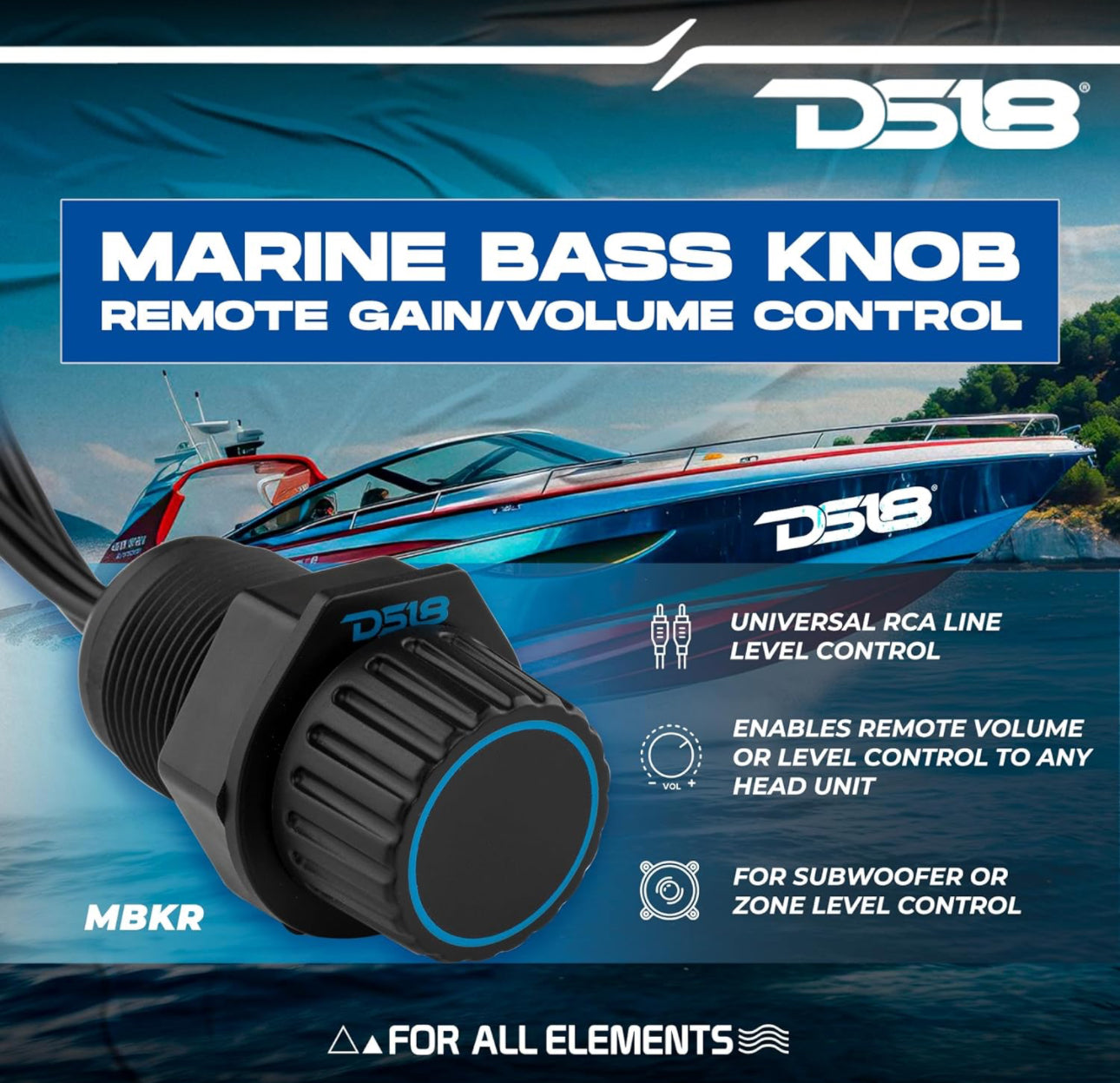 DS18 Marine Bass knob