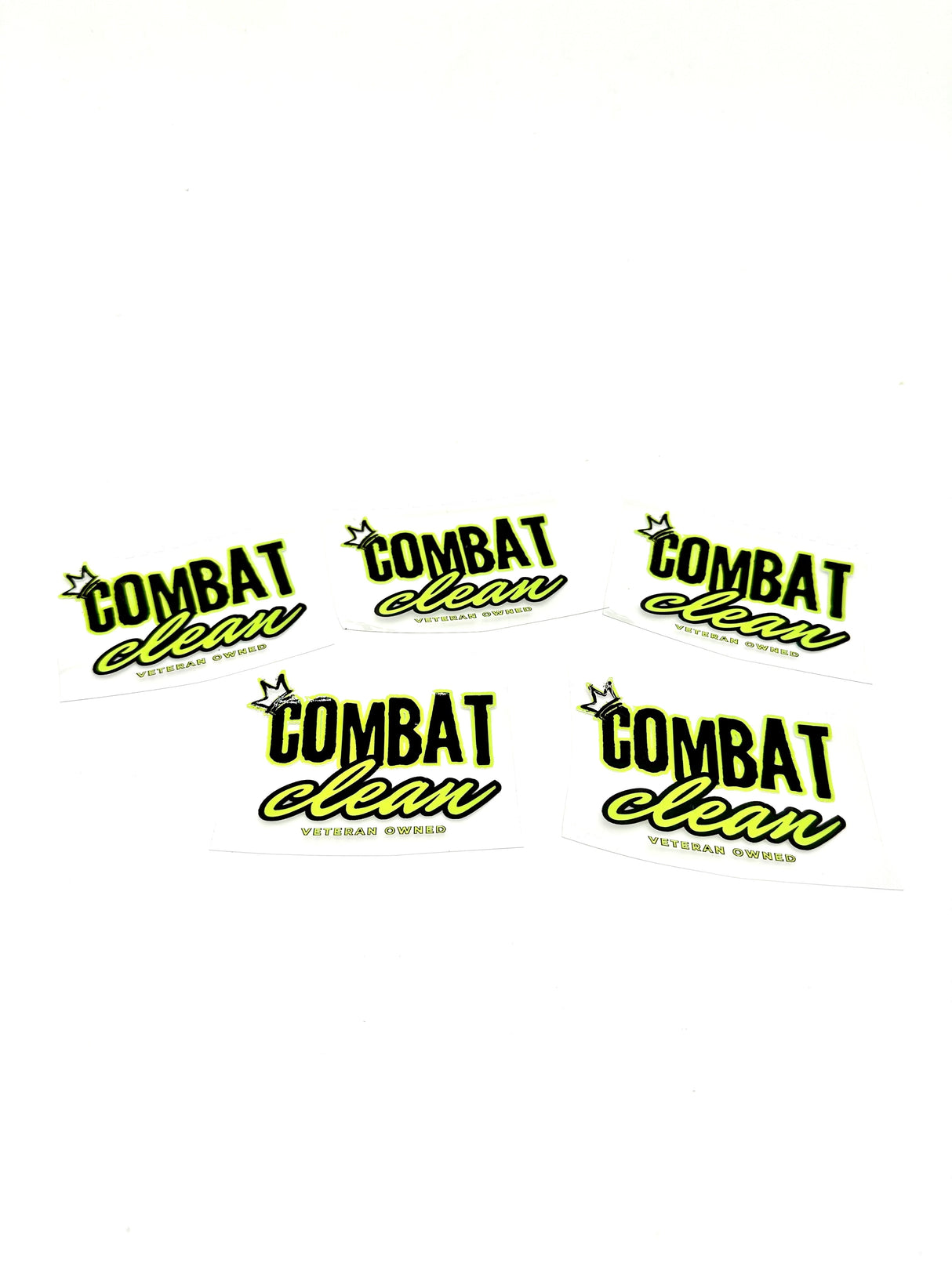 Combat Clean Co. Sticker Pack Combat Clean