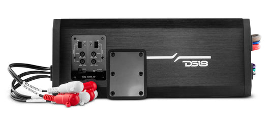 DS18 NXL 4-Channel Full-Range Class D IP67 Marine and Powersports Amplifier 4 x 200 Watts Rms @ 4-Ohm