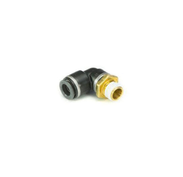 3/8" DOT/PTC - 1/4" NPT 90 DEG SWIVEL ELBOW Far From Stock