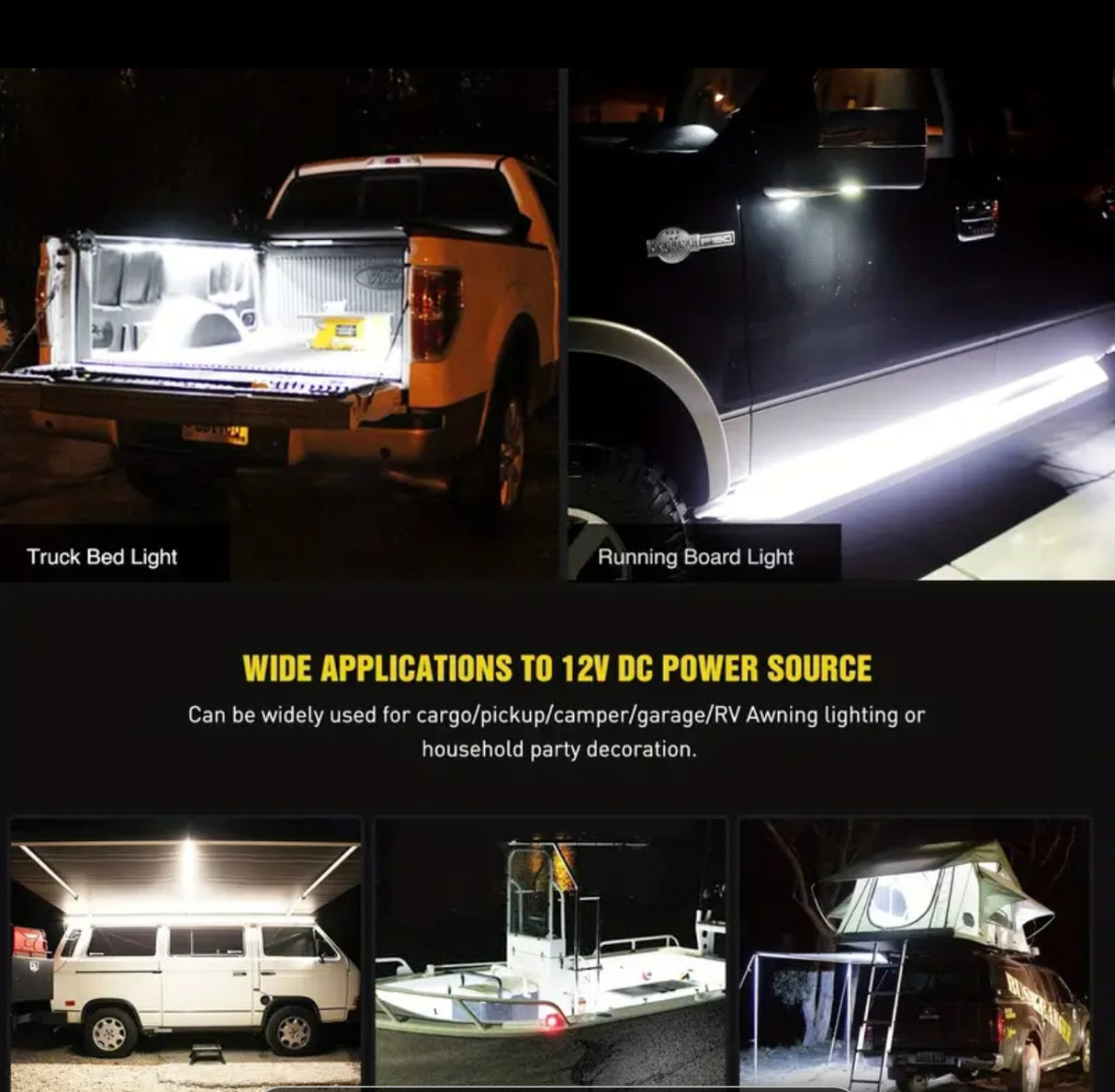 Truck bed lights