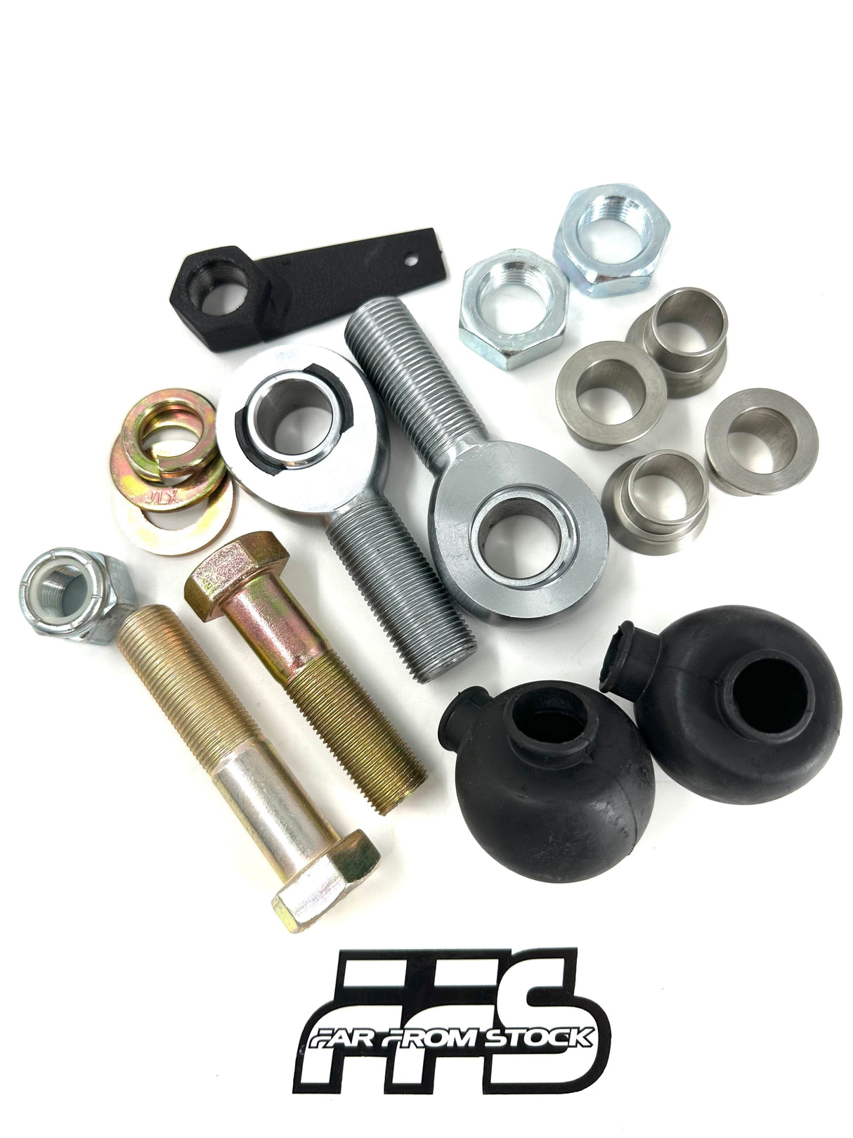 17 & Up - Ford Super Duty Steering Rebuild Kit (Drag Link/Track Bar/Tie Rod) Far From Stock