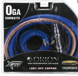 Orion 0 Gauge XTR Amplifier Wiring Kit, 100% OFC Copper