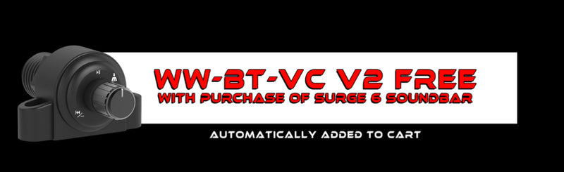 Wet Sounds Stealth 6 surge with controller