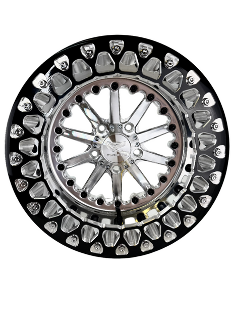 Element - FF Forged Polished Beadlock - Silver RZR Pro R 5x4.5