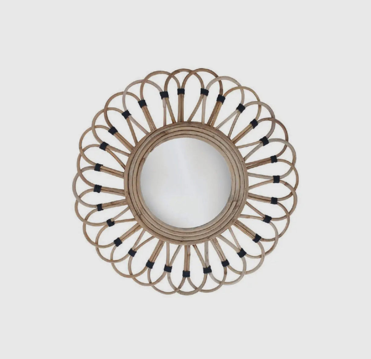 Boho Rattan Mirror KB Decor & More