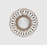 Boho Rattan Mirror KB Decor & More