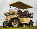 MODZ® Bomber 12x7 Matte Bronze Golf Cart Wheel