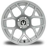 MODZ® Renegade 14x7 Silver Golf Cart Wheel