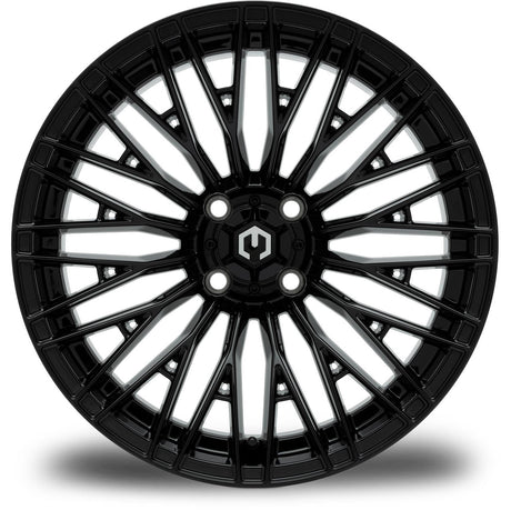 MODZ® Reaper 16x7 Glossy Black Golf Cart Wheel