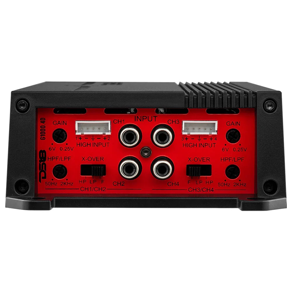 DS18 G1000.4D GEN-X Full-Range Class D 4-Channel Amplifier | 4 x 90W RMS @ 4-Ohm DS18