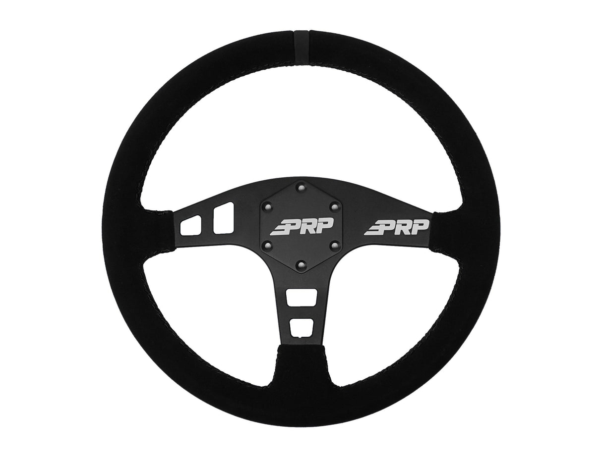 Flat Suede Steering Wheel by PRP