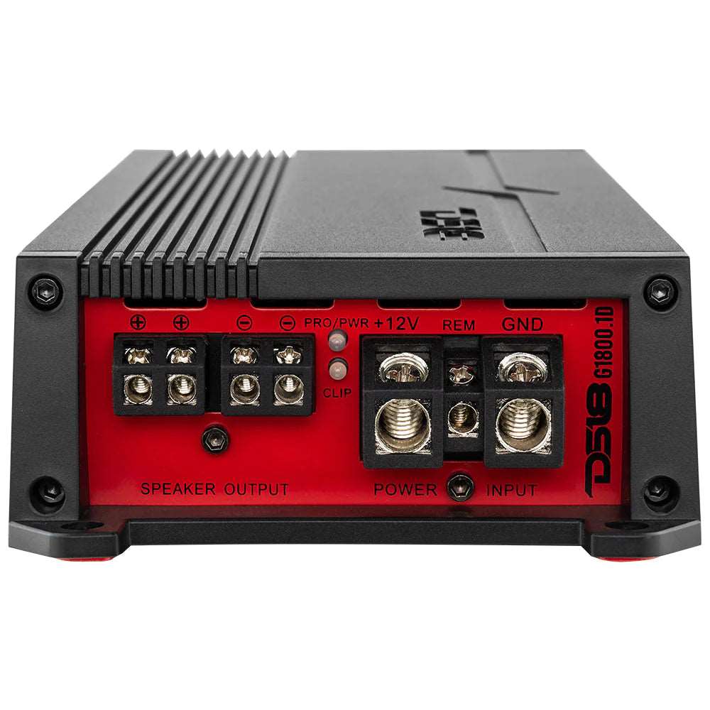 DS18 G1800.1D GEN-X Class D 1-Channel Amplifier | 600W RMS @ 1-Ohm DS18