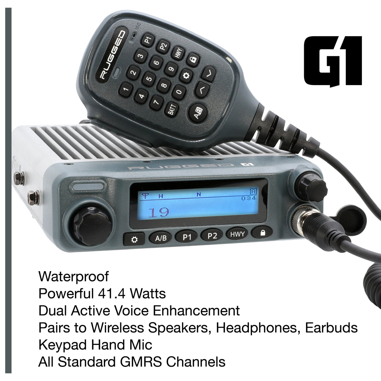 Ford Bronco Two-Way GMRS Mobile Radio Kit