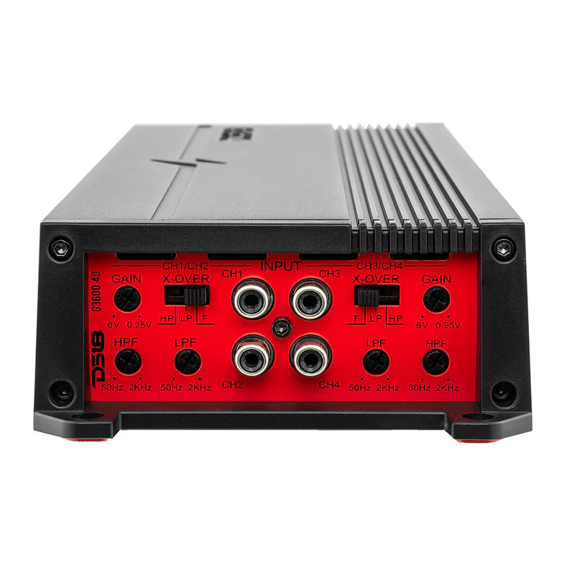 Amplificateur 4 canaux de classe D à gamme complète DS18 GEN-X 4 x 300 watts RMS à 4 ohms