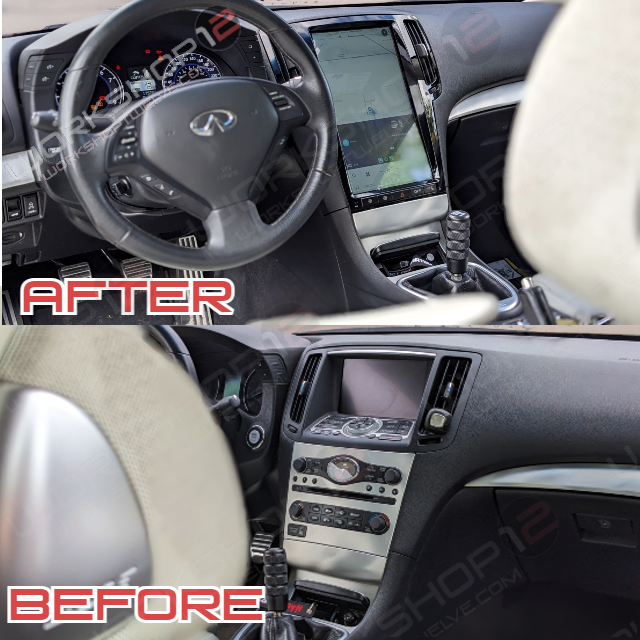 Infiniti G37 2007-2013 Workshop 12 Tesla-Style Screen Workshop 12