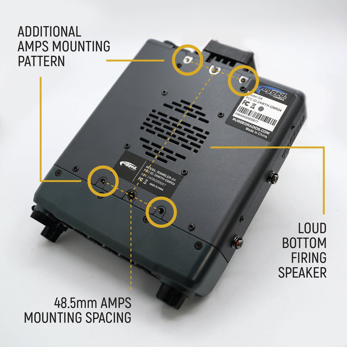 GMRS Mobile Radio - Model G4 Rugged Rambler - CLEARANCE