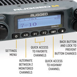 GMRS Mobile Radio - Model G4 Rugged Rambler - CLEARANCE